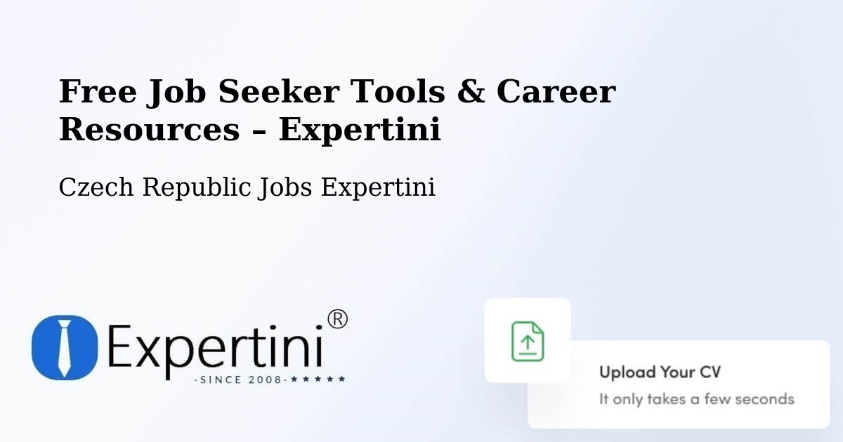 Free Job Seeker Tools & Career Resources – Pardubice - Pardubice, Czech Republic Jobs Expertini